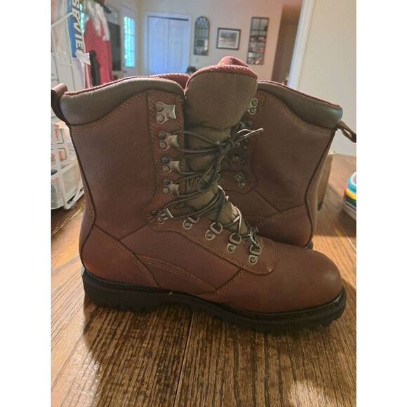 New Men's 11 EE Cabela's Iron Ridge Waterproof Hunting Winter Leather Boots 10" - Picture 8 of 9